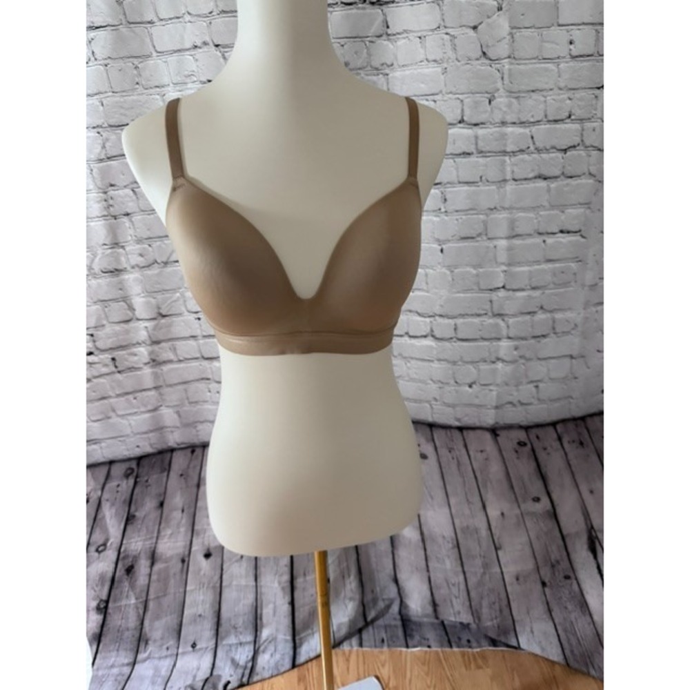 NWOT b.tempt'd Wacoal Opening Act Wire Free T-Shirt Bra‎ Beige 36C